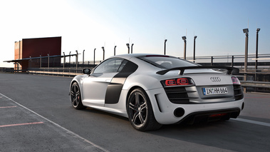 Audi R8 GT - grise - 3/4 arrière gauche