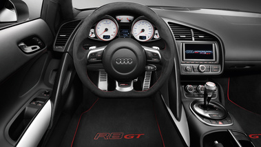 Audi R8 GT - grise - habitacle