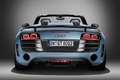Audi R8 GT Spyder bleu face arrière