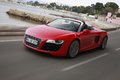 Audi R8 V10 Spyder 3/4 AV dynamique