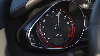 Audi R8 V10 Spyder compte-tours