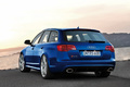 Audi RS6 Avant - bleue - 3/4 arrière gauche
