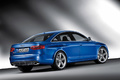 Audi RS6 - bleue - 3/4 arrière droit