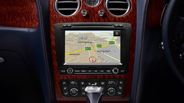 Bentley Continental Flying Spur Series 51 - Bleue - console centrale