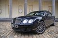 Bentley Continental Flying Spur Speed noir château 3/4 avant gauche 2