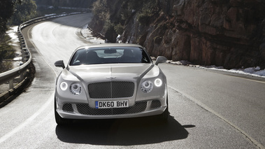 Bentley Continental GT 2011 - grise - face avant