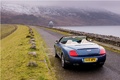 Bentley Continental GTC speed bleu face arrière.