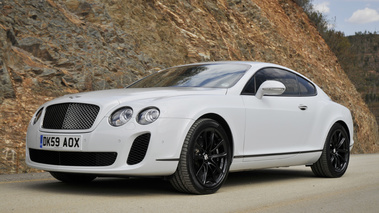 Bentley Continental Supersports blanc 3/4 avant gauche 4