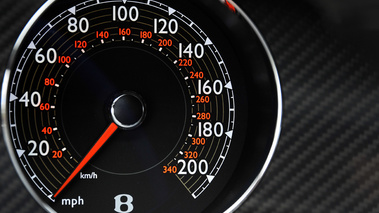 Bentley Continental Supersports blanc compteur