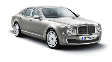 Bentley Mulsanne - grise - 3/4 avant droit