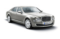 Bentley Mulsanne - grise - 3/4 avant droit