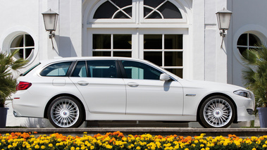 Alpina B5 Biturbo Touring - Blanc - profil