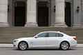 BMW 760 Li blanc profil