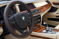 BMW Individual - tableau de bord Série 7 cuir crème, inserts bois