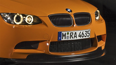 BMW M3 GTS - orange - détail, face avant