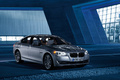 BMW Série 5 2010 - grise - 3/4 avant droit