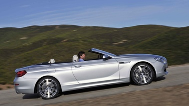 BMW Série 6 Cabriolet gris filé penché