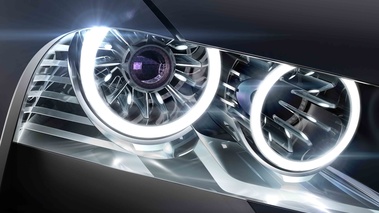 BMW Vision ConnectedDrive concept anthracite phare avant