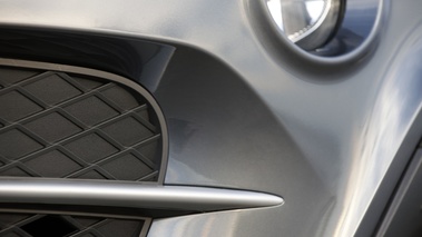 BMW X5 2010 gris détail avant