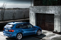BMW X5 M Bleu Haut 3/4 AR