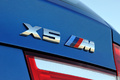BMW X5 M bleu logo X5 M