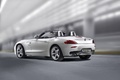 BMW Z4 3.5is blanc 3/4 arrière gauche