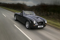 Bristol Roadster noir 3/4 avant droit travelling penché