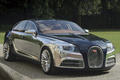 Bugatti 16C Galibier -noire/alu - 3/4 avant droit