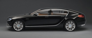 Bugatti 16C Galibier - noire - profil