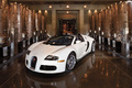 Bugatti Veyron Grand Sport blanc 3/4 avant gauche