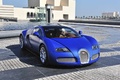 Bugatti Veyron Grand Sport bleu/bleu mate 3/4 avant droit 2