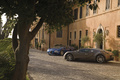 Bugatti Veyron Grand Sport marron profil & bleu 3/4 avant gauche