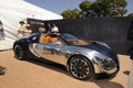 Bugatti Veyron Grand Sport Sang Bleu Pebble Beach 3/4 avant droit