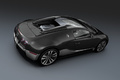 Bugatti Veyron Grey Carbon - 3/4 arrière droit, penché