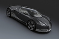 Bugatti Veyron Grey Carbon - 3/4 avant droit, penché