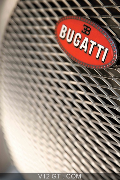 Bugatti Veyron Marron Bordeaux Logo Debout Bugatti