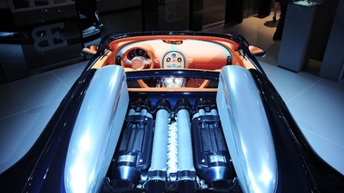 Veyron Grandsport Soleil de Nuit - moteur et habitacle