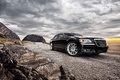 Chrysler 300 C noir 3/4 avant droit 2