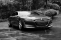 Citroën Metropolis Concept - gris - 3/4 avant droit, NB