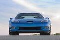 Chevrolet Corvette C6 Grand Sport bleu face avant