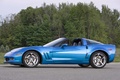 Chevrolet Corvette C6 Grand Sport bleu profil