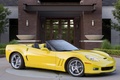 Chevrolet Corvette C6 Grand Sport jaune 3/4 avant droit 2