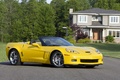 Chevrolet Corvette C6 Grand Sport jaune 3/4 avant droit