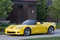 Chevrolet Corvette C6 Grand Sport jaune 3/4 avant gauche