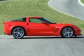 Chevrolet Corvette C6 Grand Sport rouge profil
