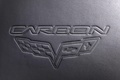 Chevrolet Corvette C6 Z06 Carbon Edition bleu logo siège