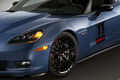 Corvette Z06 Carbon Edition - bleue - détail avant gauche