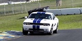 Dodge Challenger SRT-8 blanc 3/4 avant gauche
