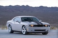 Dodge Challenger SRT-8 gris 3/4 avant droit