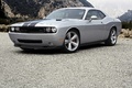 Dodge Challenger SRT-8 gris 3/4 avant gauche 2